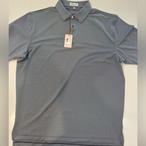Brand new Peter Millar XL striped polo
